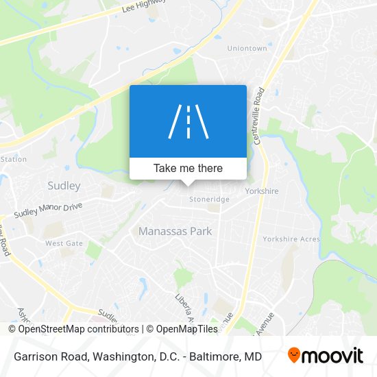 Garrison Road map