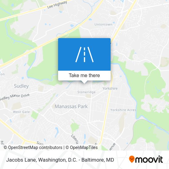Jacobs Lane map