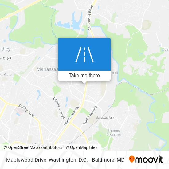 Maplewood Drive map