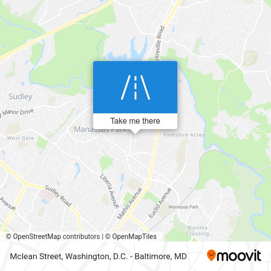 Mclean Street map