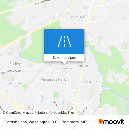 Parrish Lane map