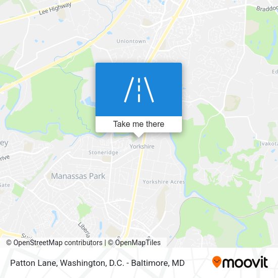 Patton Lane map