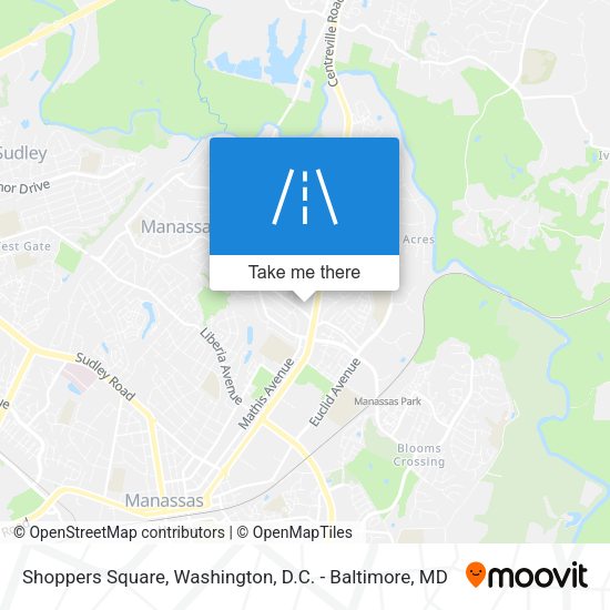 Shoppers Square map