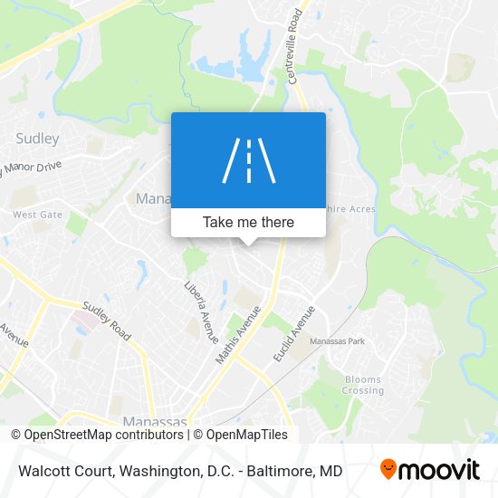 Mapa de Walcott Court