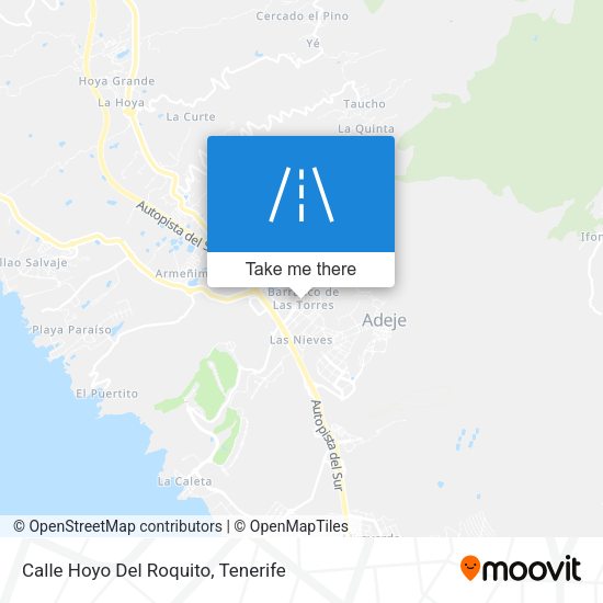 Calle Hoyo Del Roquito map