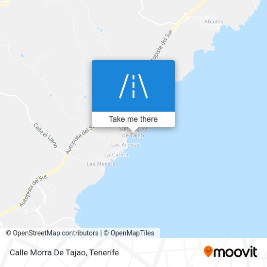 Calle Morra De Tajao map