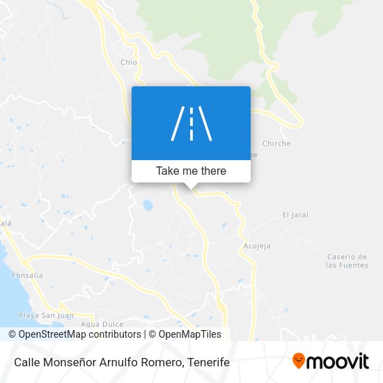 Calle Monseñor Arnulfo Romero map