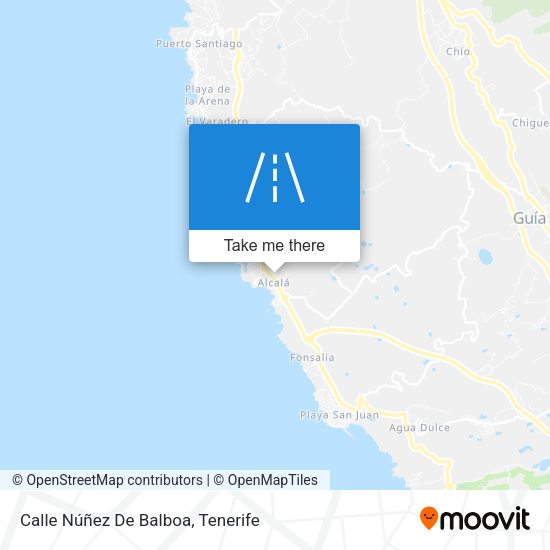 Calle Núñez De Balboa map
