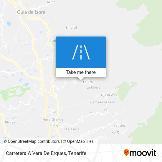 Carretera A Vera De Erques map