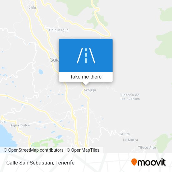 Calle San Sebastián map