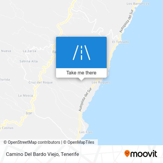 Camino Del Bardo Viejo map