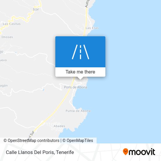 Calle Llanos Del Poris map
