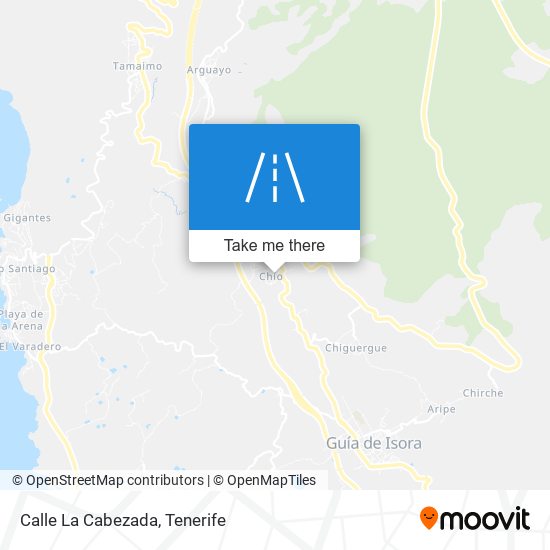 Calle La Cabezada map