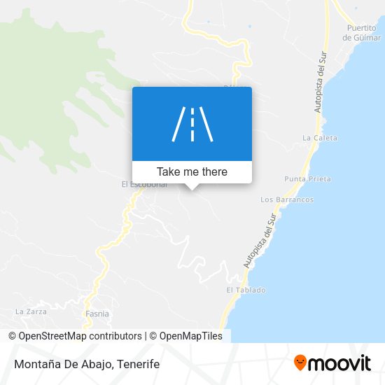 Montaña De Abajo map