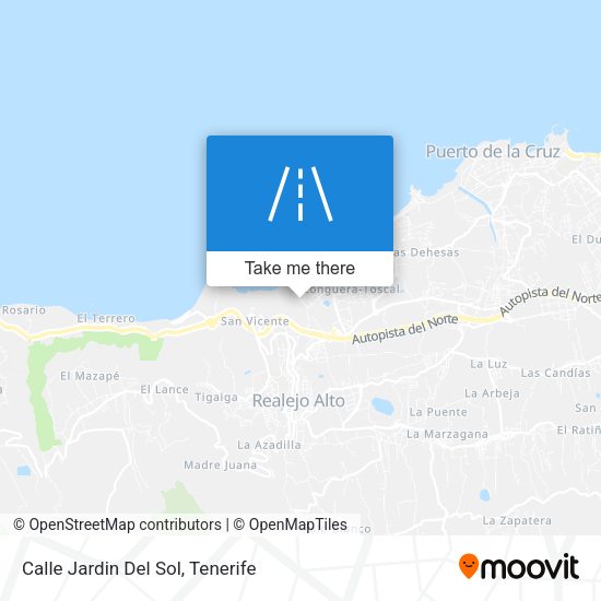 Calle Jardin Del Sol map