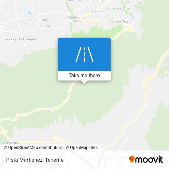 Pista Martiánez map
