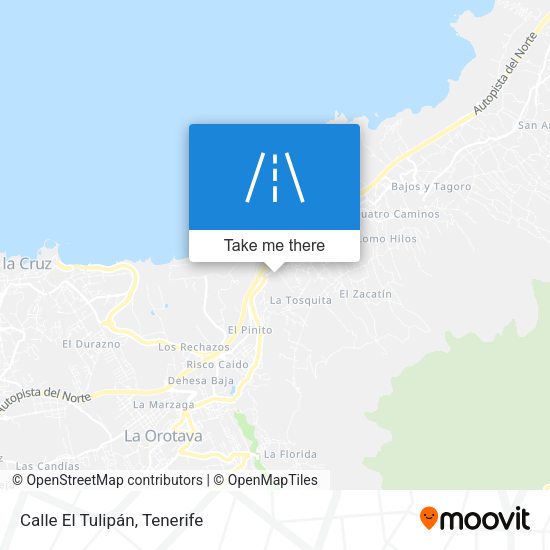 Calle El Tulipán map