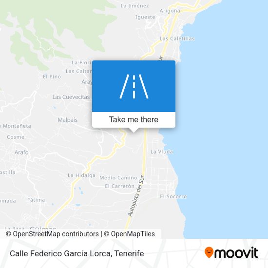 Calle Federico García Lorca map