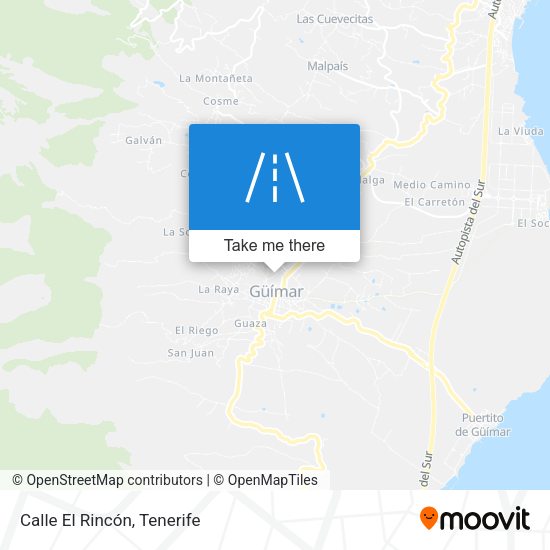 Calle El Rincón map