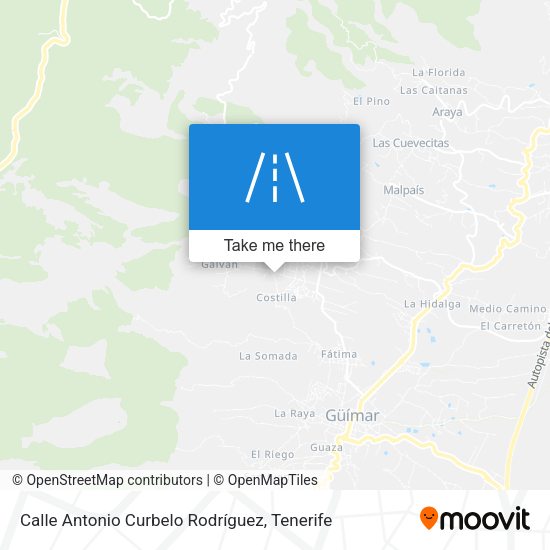 Calle Antonio Curbelo Rodríguez map