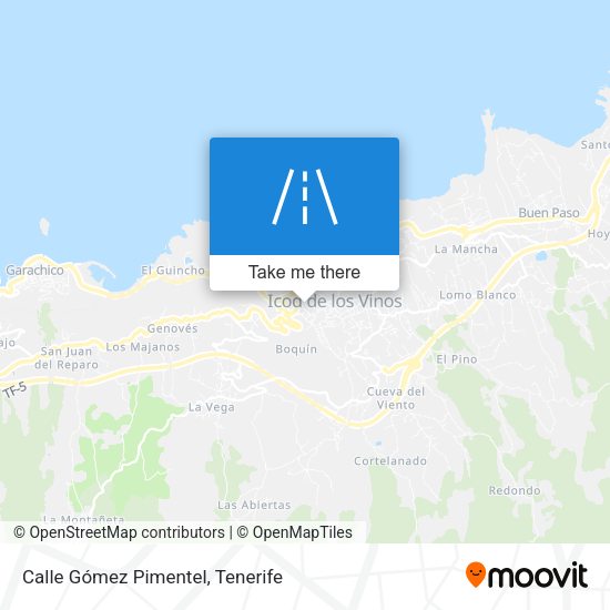Calle Gómez Pimentel map