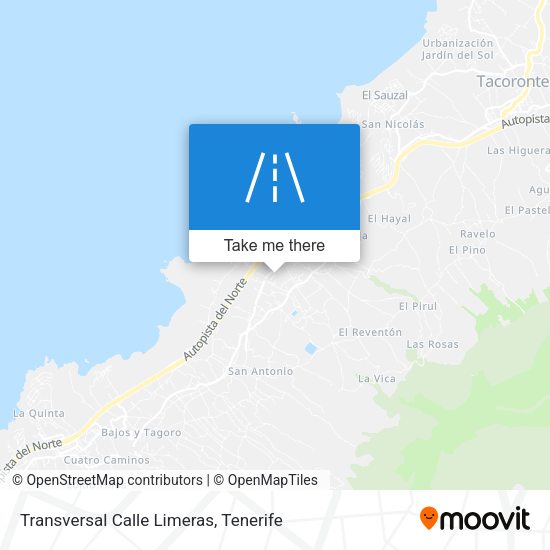 Transversal Calle Limeras map