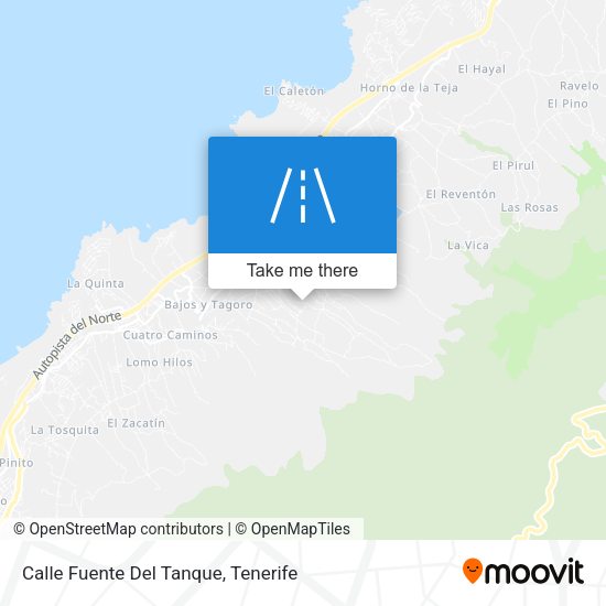 Calle Fuente Del Tanque map