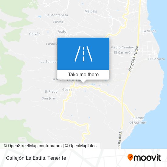 Callejón La Estila map