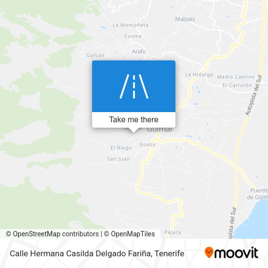 Calle Hermana Casilda Delgado Fariña map