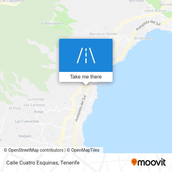 Calle Cuatro Esquinas map