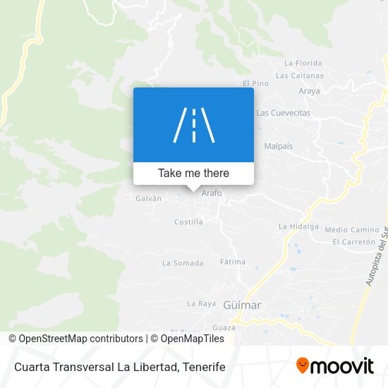 Cuarta Transversal La Libertad map