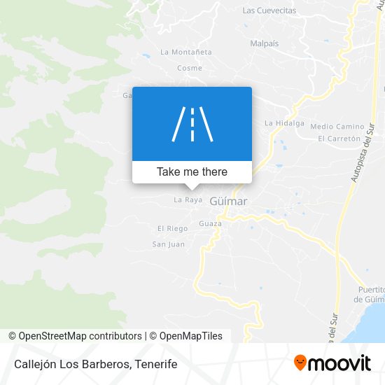 Callejón Los Barberos map