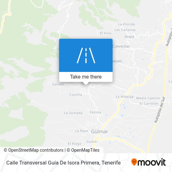 Calle Transversal Guía De Isora Primera map