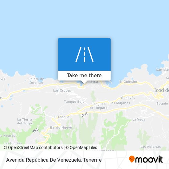 mapa Avenida República De Venezuela