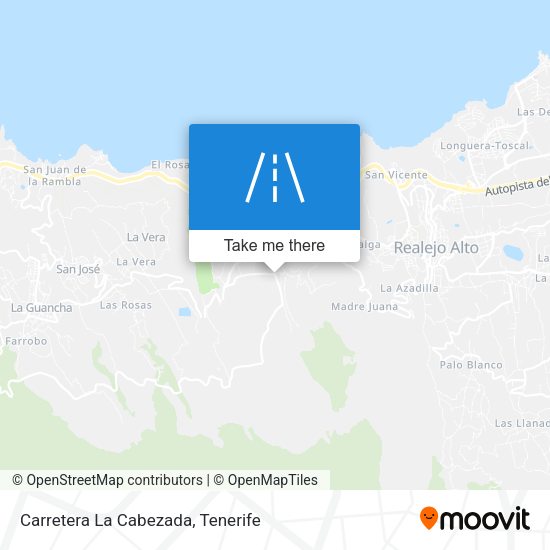 Carretera La Cabezada map