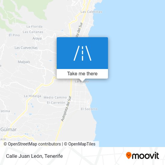 Calle Juan León map