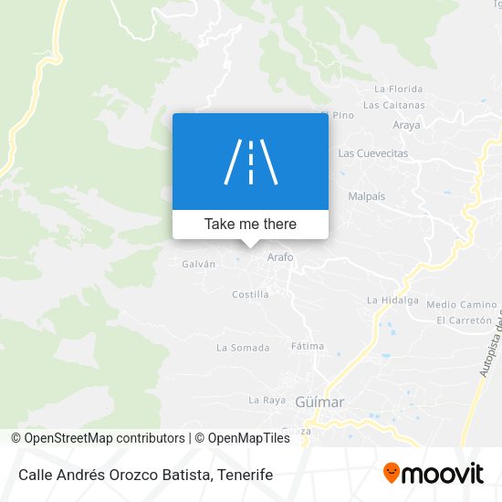 Calle Andrés Orozco Batista map