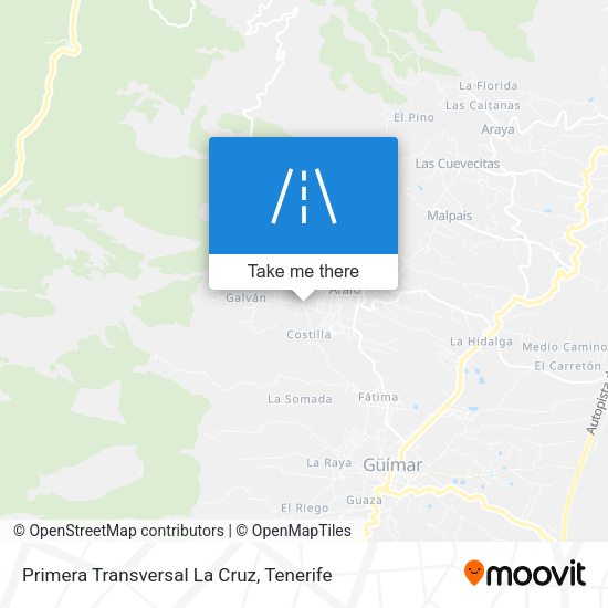 Primera Transversal La Cruz map