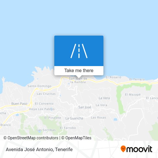 Avenida José Antonio map