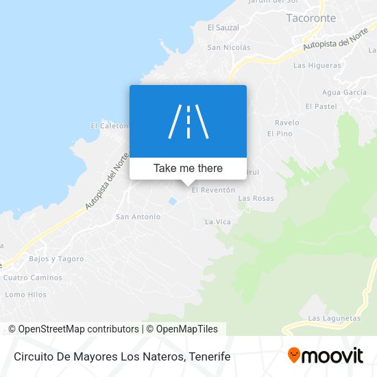 Circuito De Mayores Los Nateros map