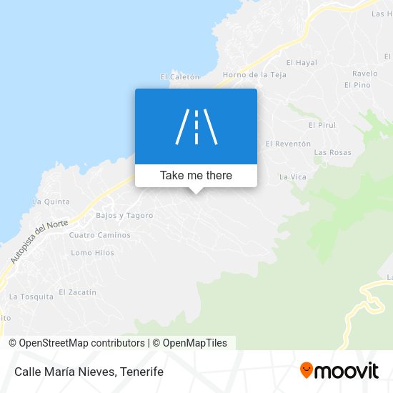 Calle María Nieves map