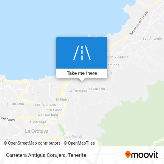 Carretera Antigua Corujera map