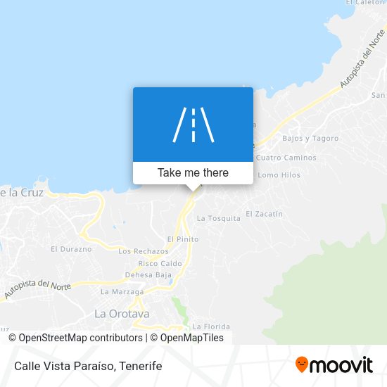 Calle Vista Paraíso map