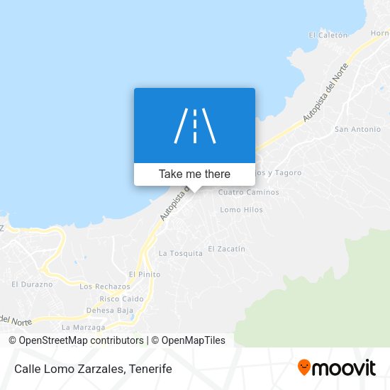 Calle Lomo Zarzales map