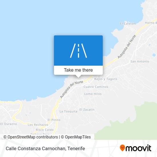 Calle Constanza Carnochan map