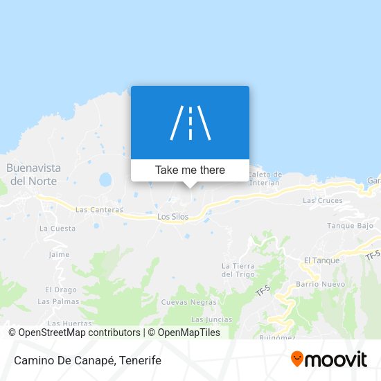 Camino De Canapé map