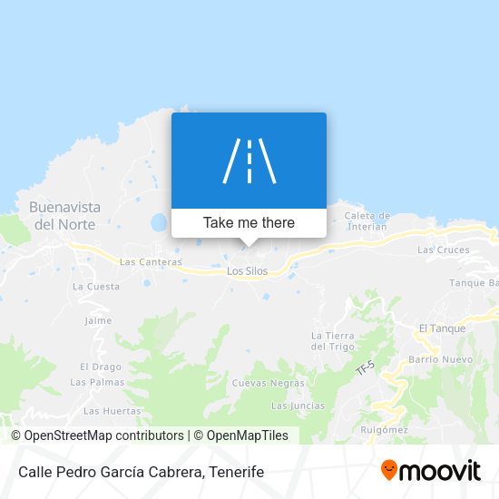 Calle Pedro García Cabrera map
