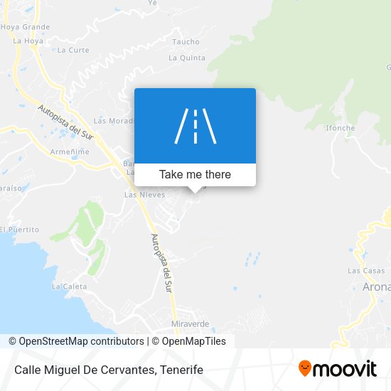 Calle Miguel De Cervantes map