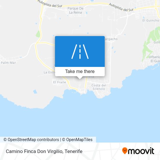 Camino Finca Don Virgilio map