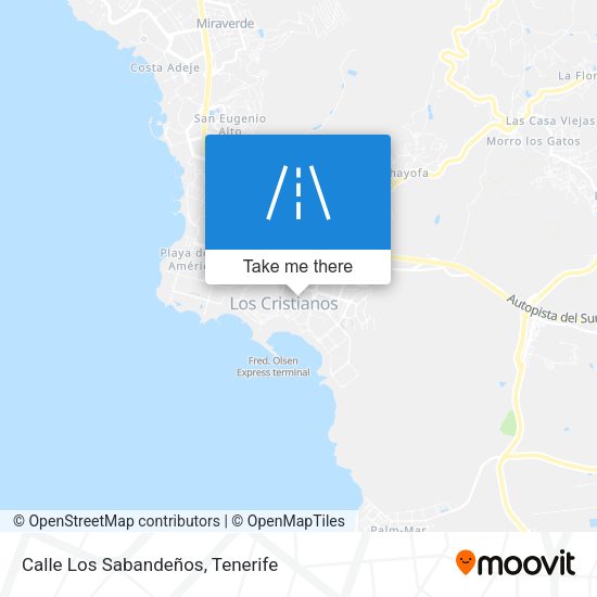 Calle Los Sabandeños map